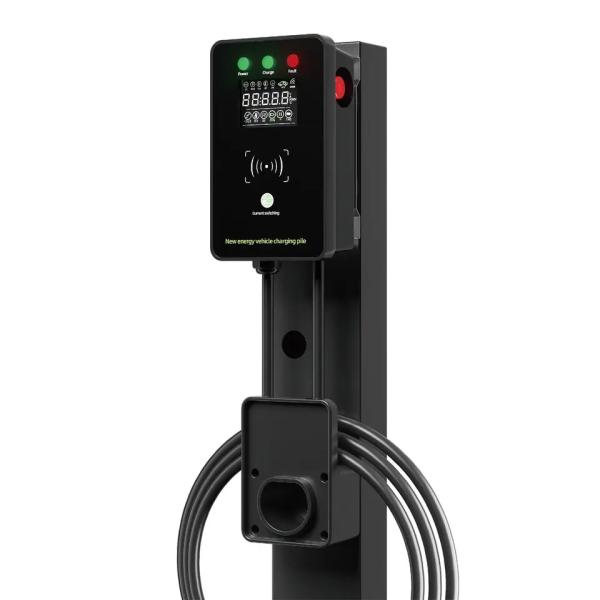 American Standard 32A LED Display Wall Mounted EV Charging Station Multiple