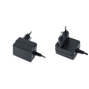 Ac Dc Portable Power Adapter With Interchangeable Plugs And Universal Optical