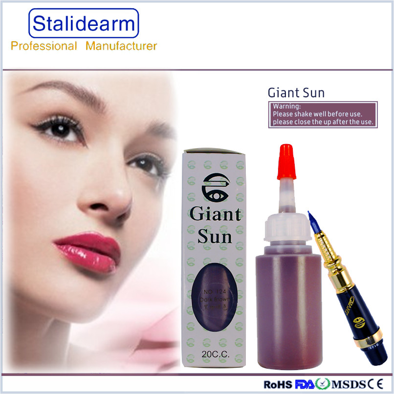 SGS Semi Permanent Makeup Pigment Original Tattoo Ink 20ml For Eyebrow Lip Tattoo