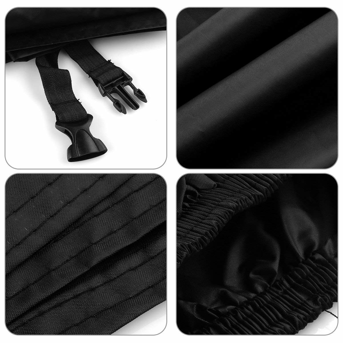 All Weather Waterproof Motorbike Cover Tear Resistant Storm Protector 210D Fabric