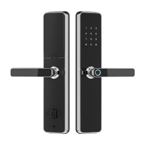 TTLock Digital Biometric Front Door Lock Grip Open Anti Peep Code IC Card Key