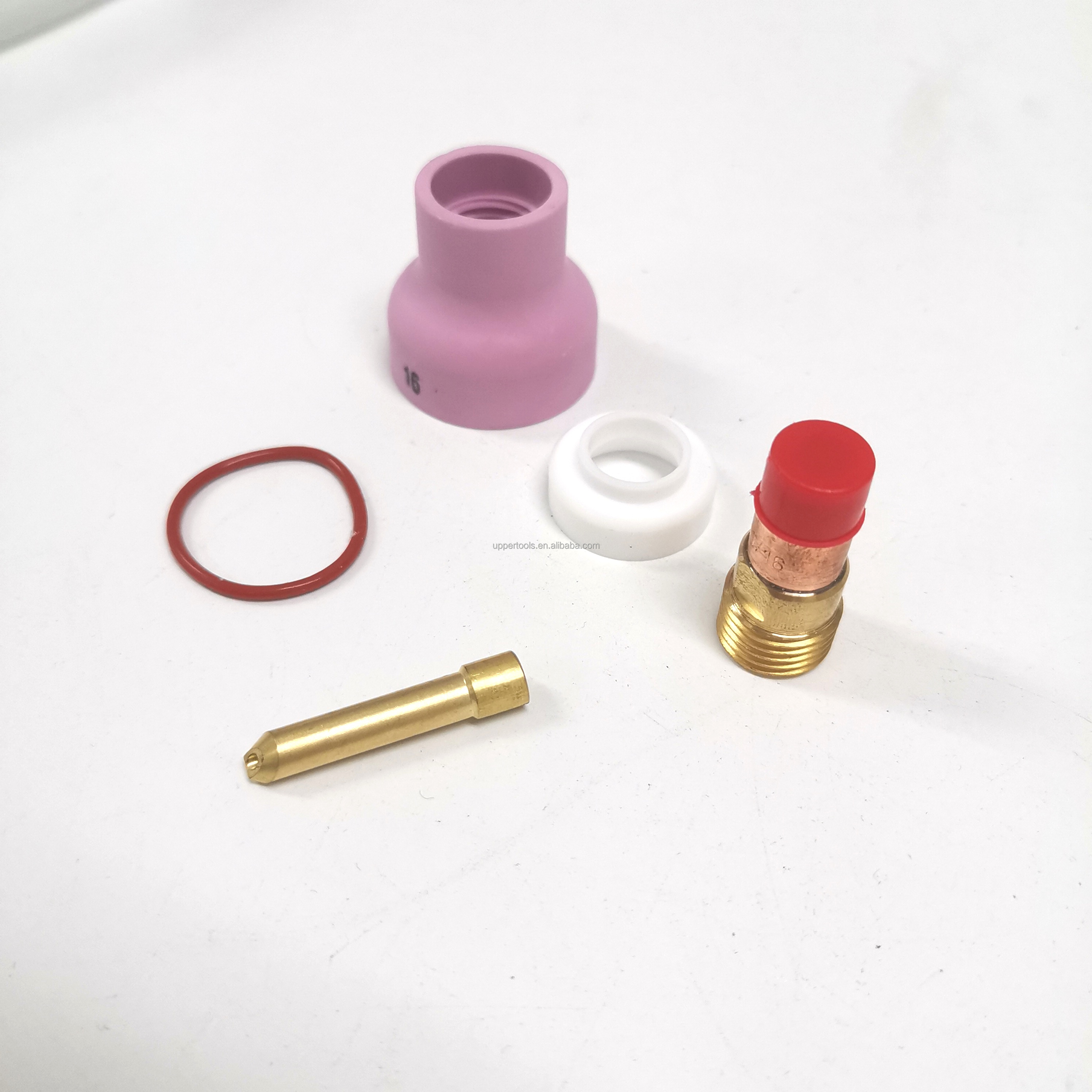 WP17 18 26 Tig Consumables Torch Gas Lens Wedge Collect Champagne Nozzle 53NACN Kit