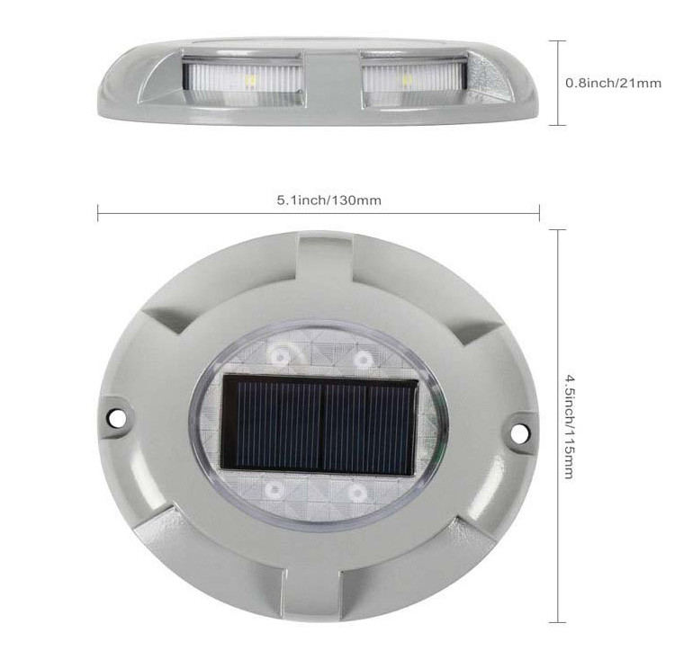 Weather Proof Solar Powered LED Ground Lights , In Ground Deck Lights For Sidewalk Stair