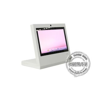 Desktop 13.3 Inch Android 8.1 LCD Digital Signage With Visitor Flow Statistic