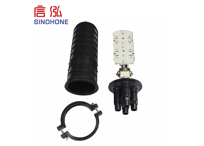 Fully Mechanical Sealing Structure Fiber Optic Connection Box / Splice Closure
