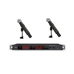 80 Simultaneous Channels UHF Wireless Microphone With XLR And 6.3mm Jack