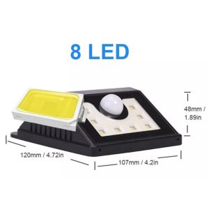 Automatic Work Led Garden Path Lights ABS Material Led Solar Sensor Light