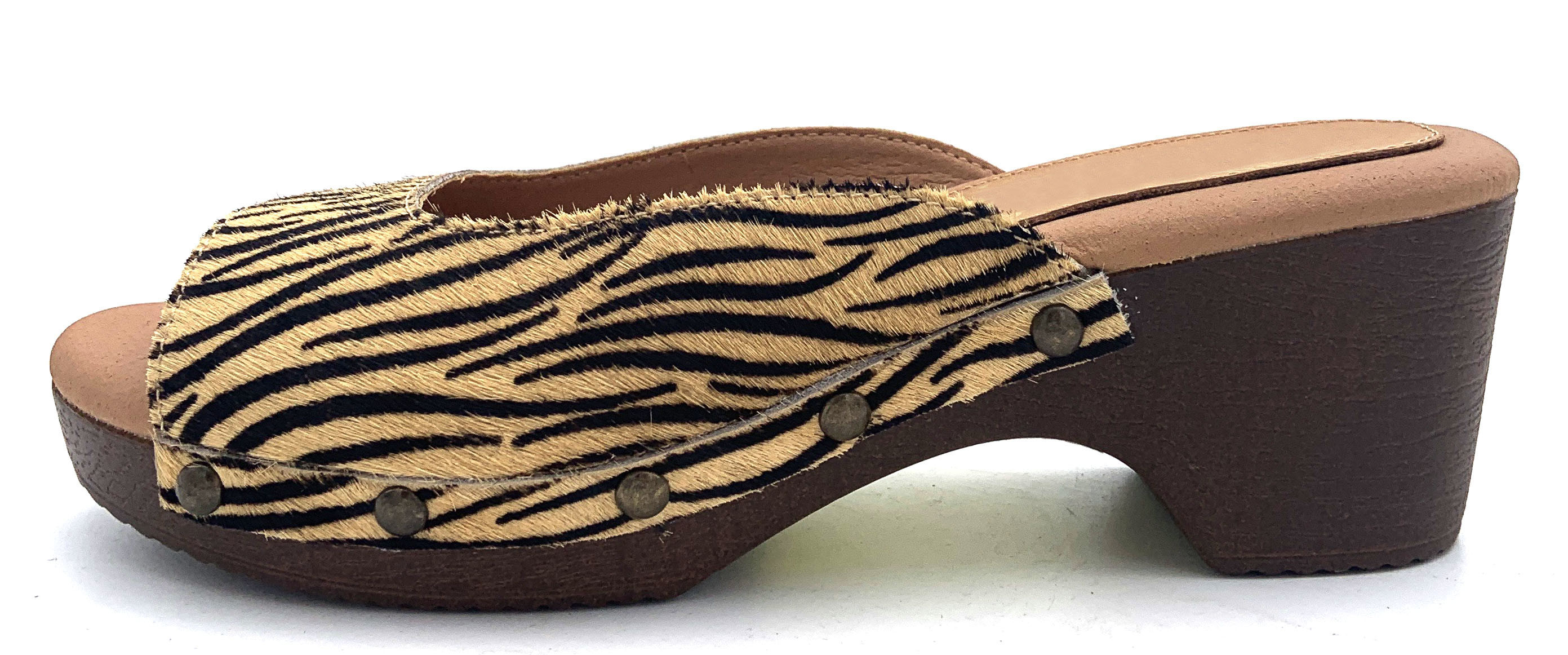 Elegant Slip On Womens Block Heels , Ladies Heels Shoes Regular Size