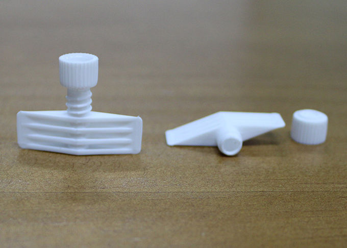 Leak - Proof Plastic Twist Spout Cap For 25 Gram Skin Care Bags Non Toxic