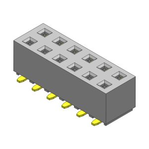  Female Header Connector 2.54mm Dual Row SMT TYPE 2*2PIN To 2*40PIN H=5.00mm Manufactures
