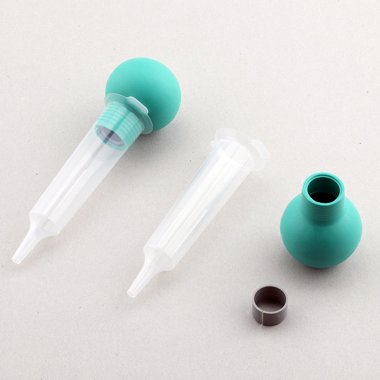 Class I Medical Disposable Products Irrigation Bulb Syringe Thumb Ring Type