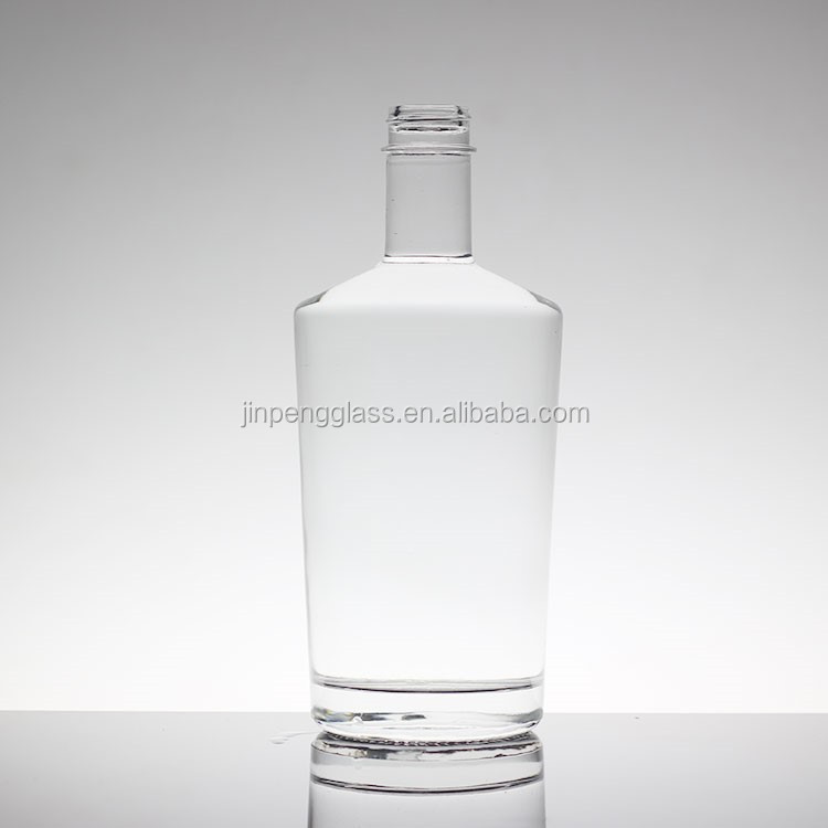 Glass Tequila Spirit Bottles with Fancy Vintage Design in 350ml/700ml/750ml Volume