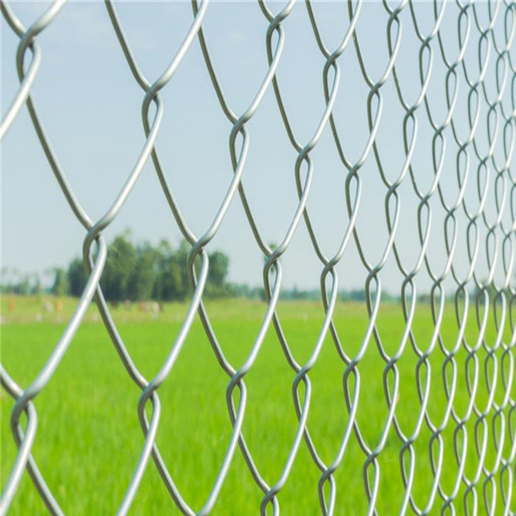 8ft HIGH X 25ft ROLLS Diamond Galvanized Chain Link Fence Panels Abrasion Proof