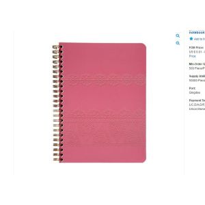 Spiral notebook with dividers, spiral notebook with custom printing,spiral