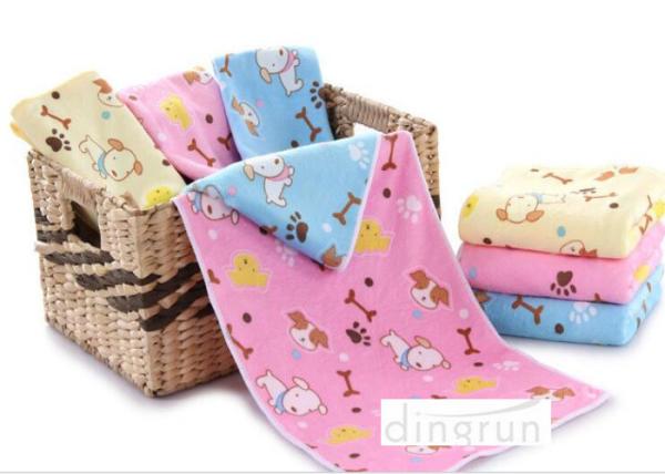 Kids water absorbent towels , Dog Design lightweight towels quick drying 60