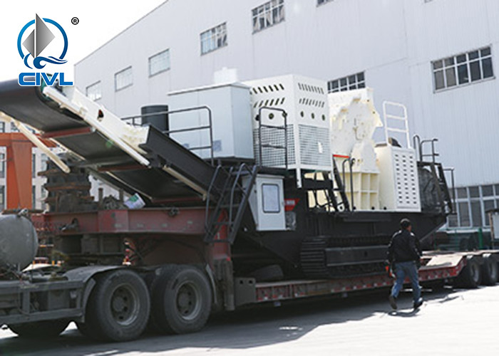 Construction Waste Crushing Equipment Mobile Crushing Plant Contains Jaw Crusher