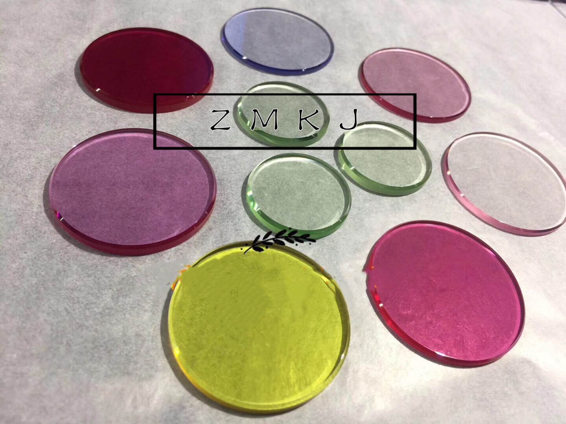 Green Sapphire Laser Crystals For Laser Rods And Wristwatch Colorful Sapphire