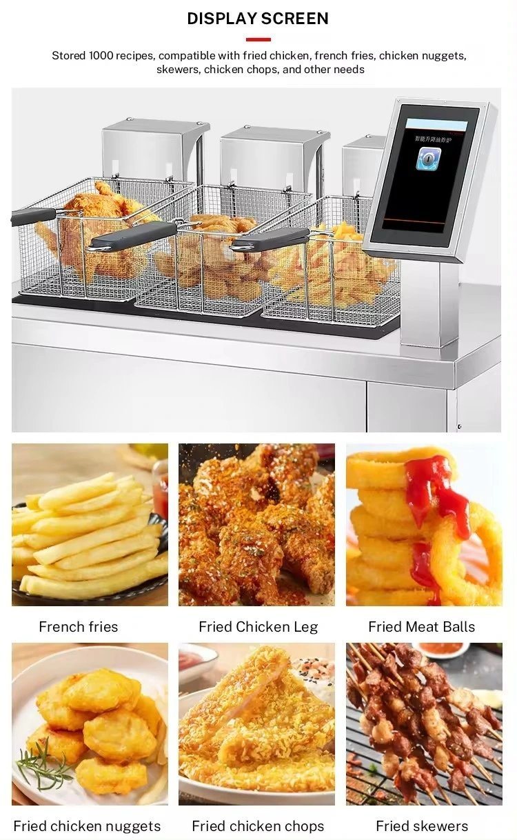 Countertop Commercial-Grade Automatic Deep Fryer for Efficient Cooking
