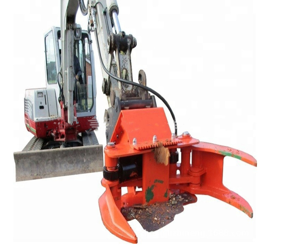 Red YAKAI Excavator Hydraulic Shear 42CrMo CTHB Forestry Tree Shear