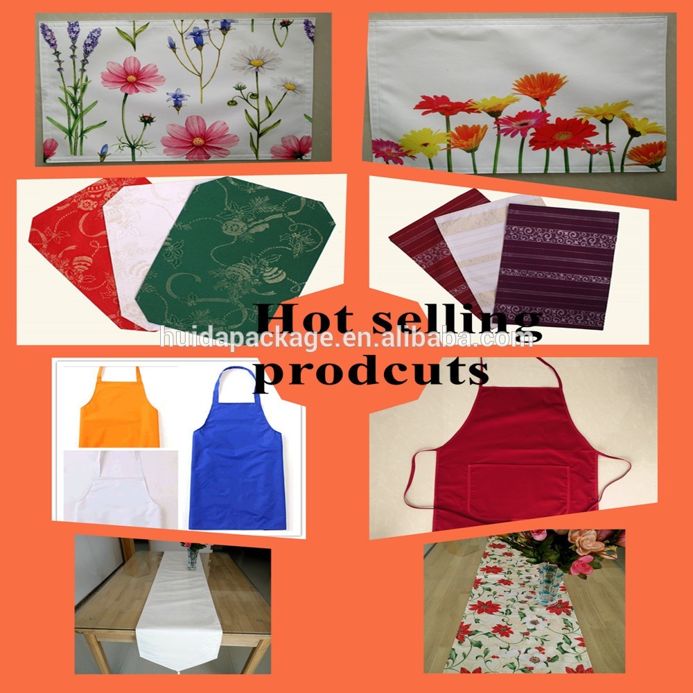 New arrival 190gsm 100% polyester OEM print 33x45cm placemat with BSCI audit manufacturer designed n produced.