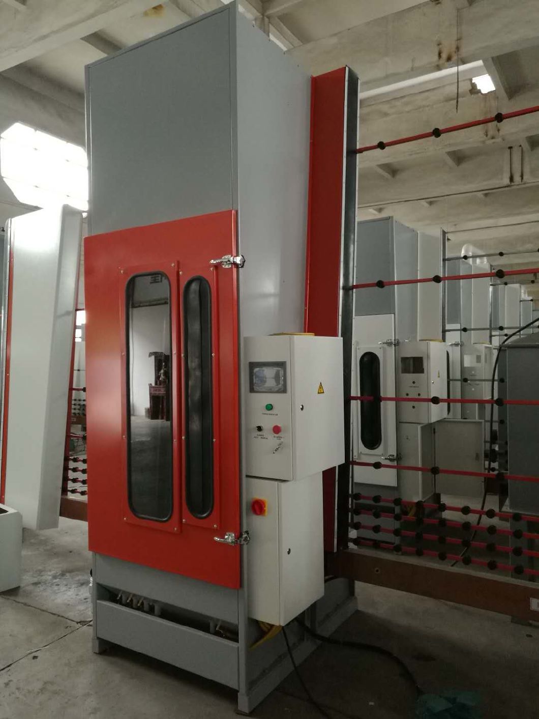 Automatic Vertical Manufacture Glass Sand Blasting Machine