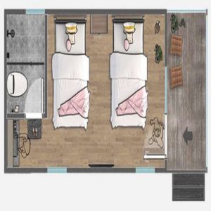 Steel Structure Frame Welded Office Simple Assembly Detachable Fast Prefab