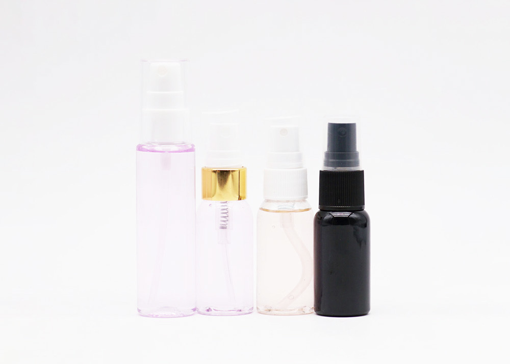 60ml 50ml Plastic Fine Misty Spray Bottle PE Cosmetic Round Spray Bottle