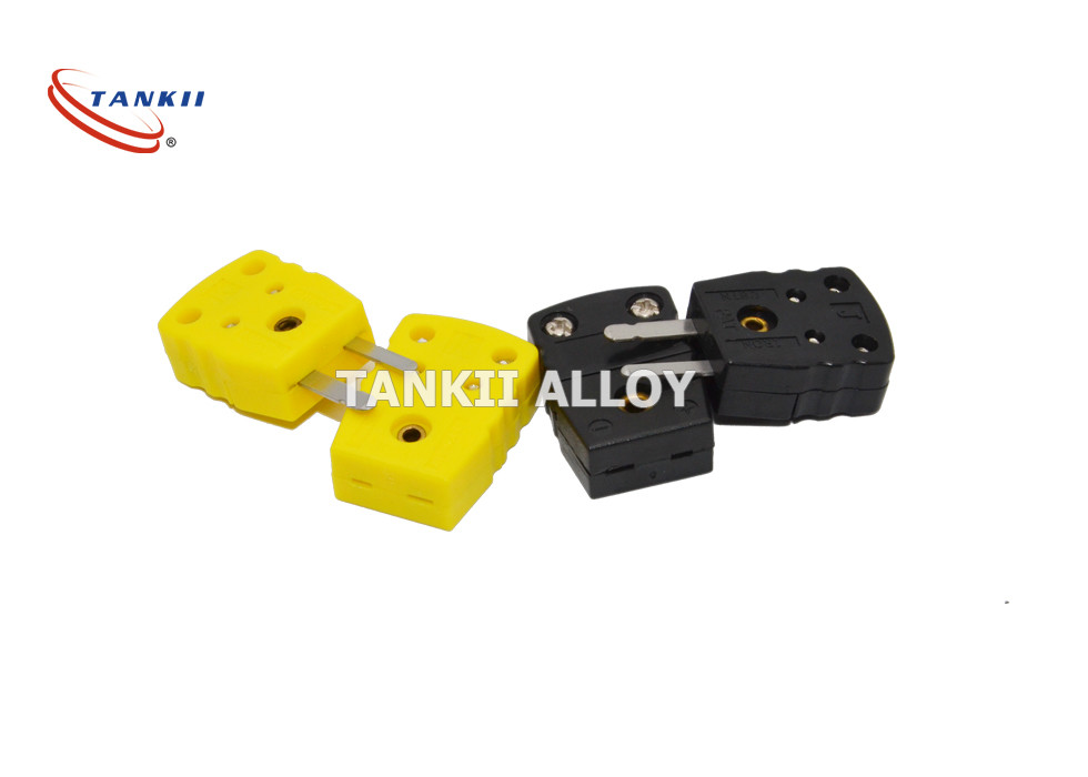 Polarized Solid Pin 16A J Type Thermocouple Connector ANSI