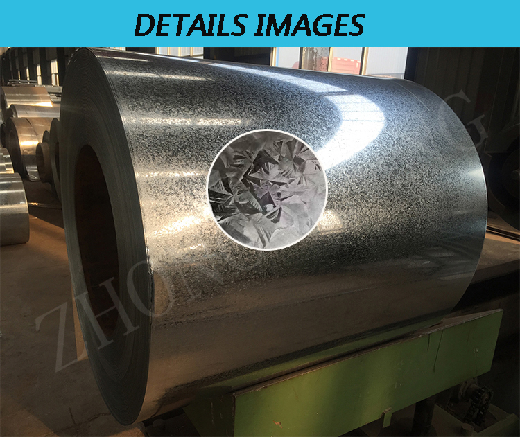 Minimal Spangle En Dc01 Dx51 Zinc Hot Dipped Galvanized Steel Coil 22 24 26 Gauge GI SGCC Zinc coating steel coil and sheet