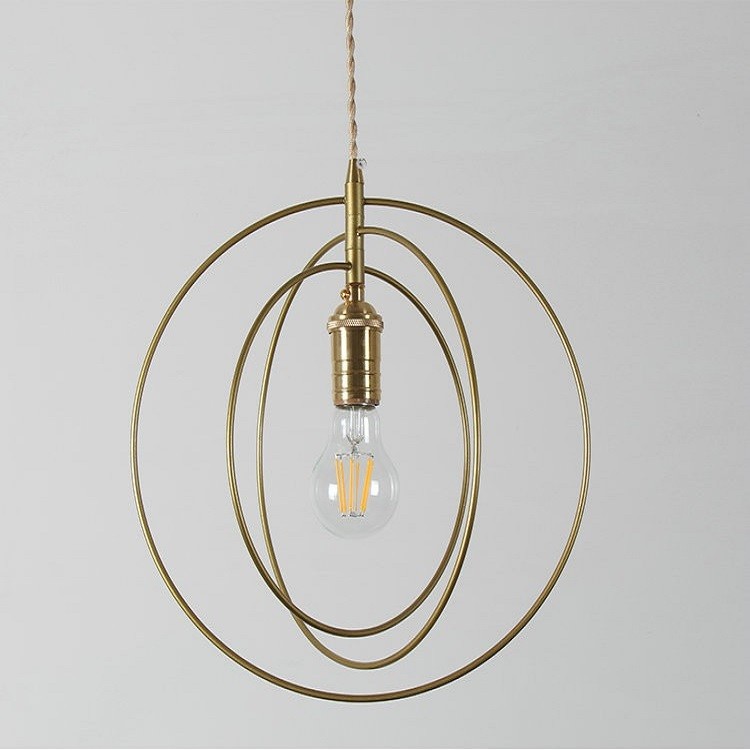 D30cm Round Metal Modern Pendant Light Home Decoration