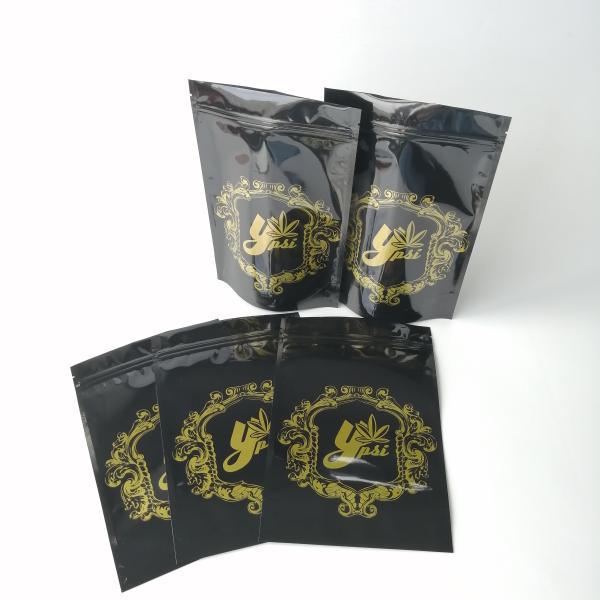 Biodegradable Plastic Pouches Packaging CBD Weeds Aluminum Foil k Medical Hemps