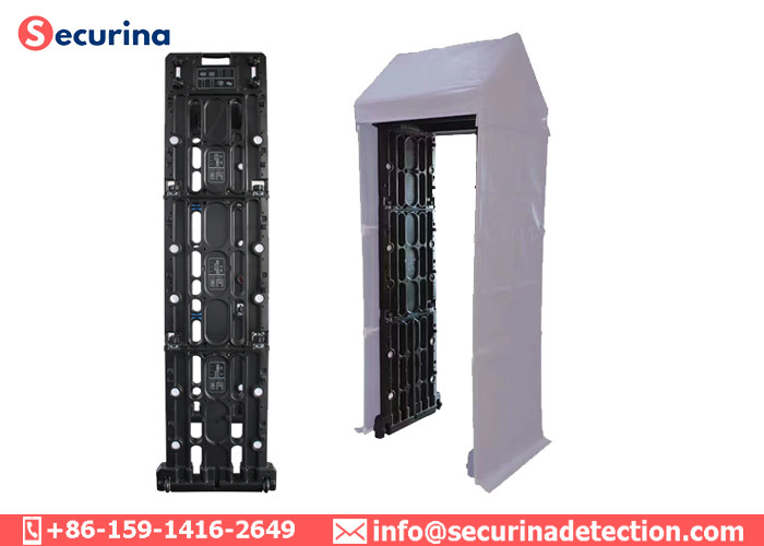 24 Zones Walk Through Body Scanner , Archway Airport Security Equipment IP67