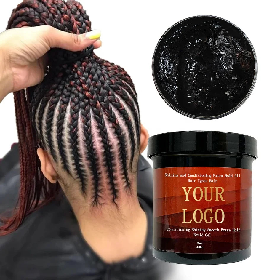 16oz Wax Styling Tamer Edge Control for Black Hair No Flaking Edge & Braid Gel Original Twist Collection Smooth Extra Firm Hold
