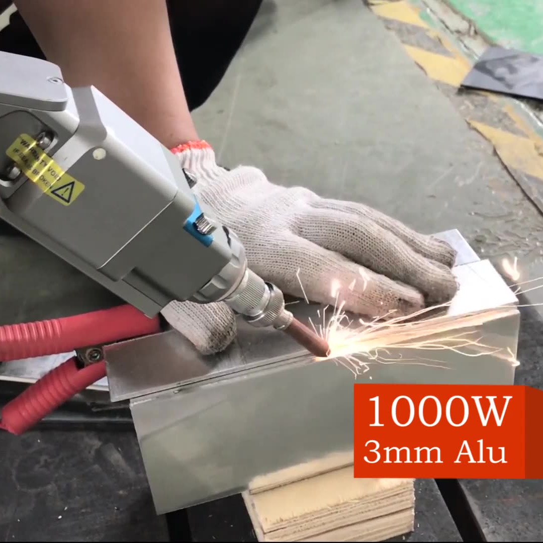 1000W 1080NM Handheld Laser Welding Machine Iron Aluminum Brass Welder