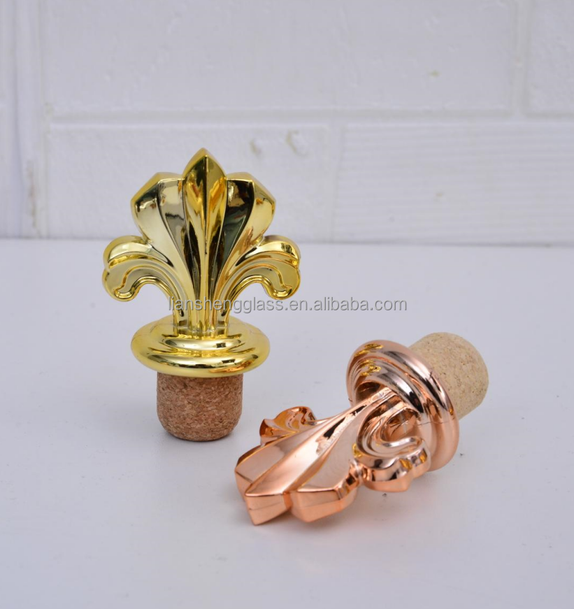 Glass Bottle Cork Stopper Clear 200ml 500ml 1000ml For Wine Whisky Brandy