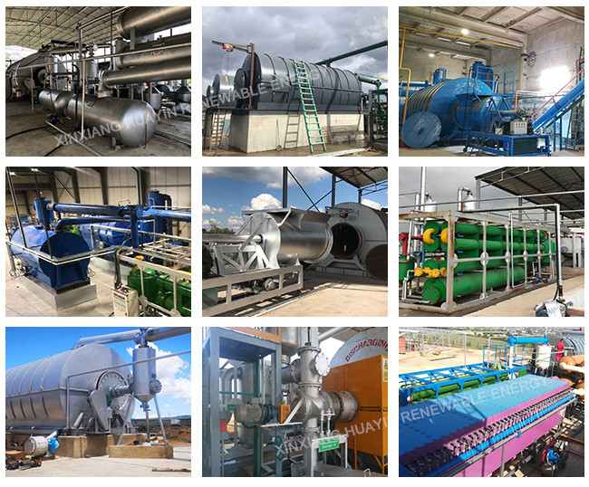 Non Catalytic Waste Tyre Pyrolysis Plant 20 Ton Waste Plastic To Fuel Oil Pyrolysis Plant