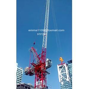 QTD120(5015) Luffing Tower Crane 50m Lifting Boom 1.5t End Load Capacity