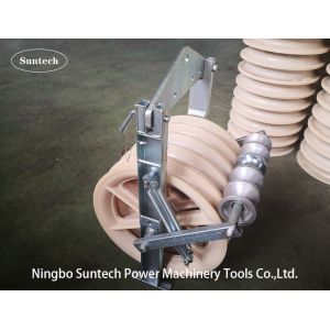 60kn Conductor Stringing Blocks Transmission Line Grounding Roller