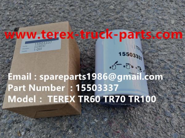 TEREX 15503337 FILTER SKF FAG KOYO CUMMINS QUARRY NHL RIGID DUMP TRUCK TR35 TR50