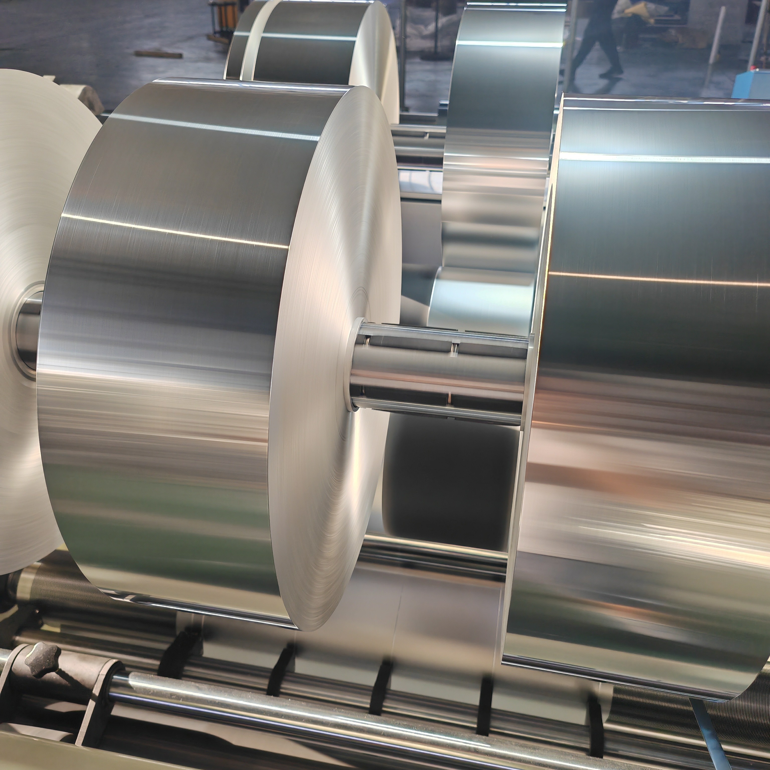 8011 O 55mic 70mic Thickness Aluminum Strip Foil For Flexible Duct
