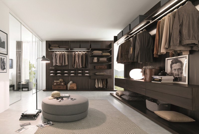 PANEL Wood Style YALIG Big Corner Open Wardrobe Cabinet for Contemporary Design Style