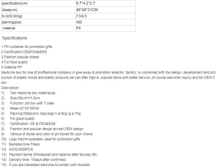 Portable Creative style foldable travel plastic cup with pill case, Random color creative travel cup with pill case for