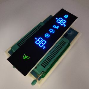  7-Segment Ultra Blue/Green LED Display for Refrigerator Controllers Manufactures