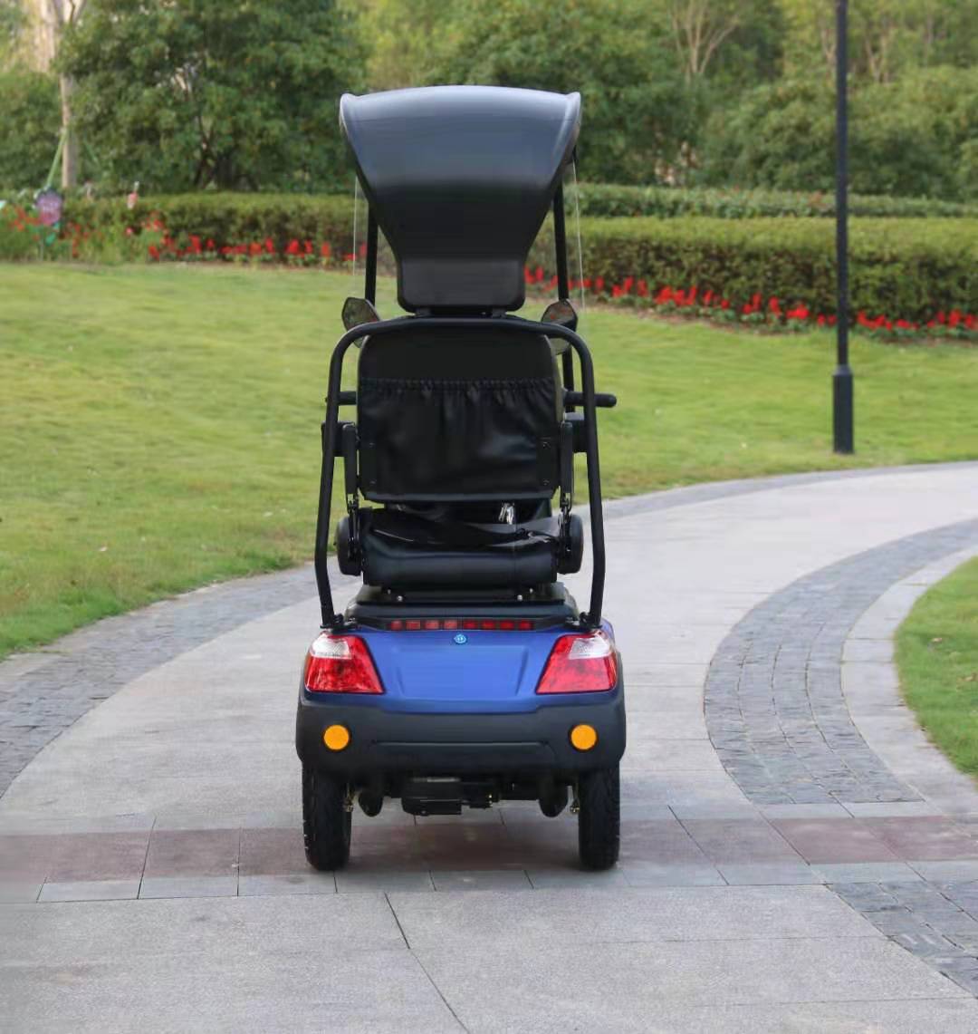 60V NO Foldable Electric 4 Wheel Mobility Scooters With EEC/COC Certificate 500W