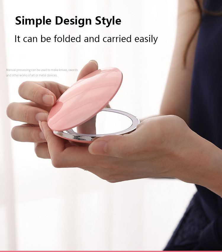 Get the Perfect Look Anywhere LED Lighted Travel Mirror with Pocket and Touch Control