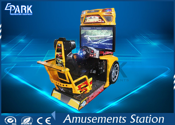 High Speed Car Racing Video Arcade Game Machine Support 4 Players Competing Online