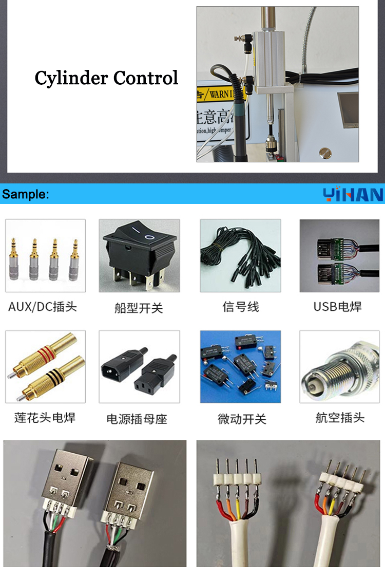 Semi Automatic Multi Wire Soldering and Welding Machine for Electronic Cable PCB USB
