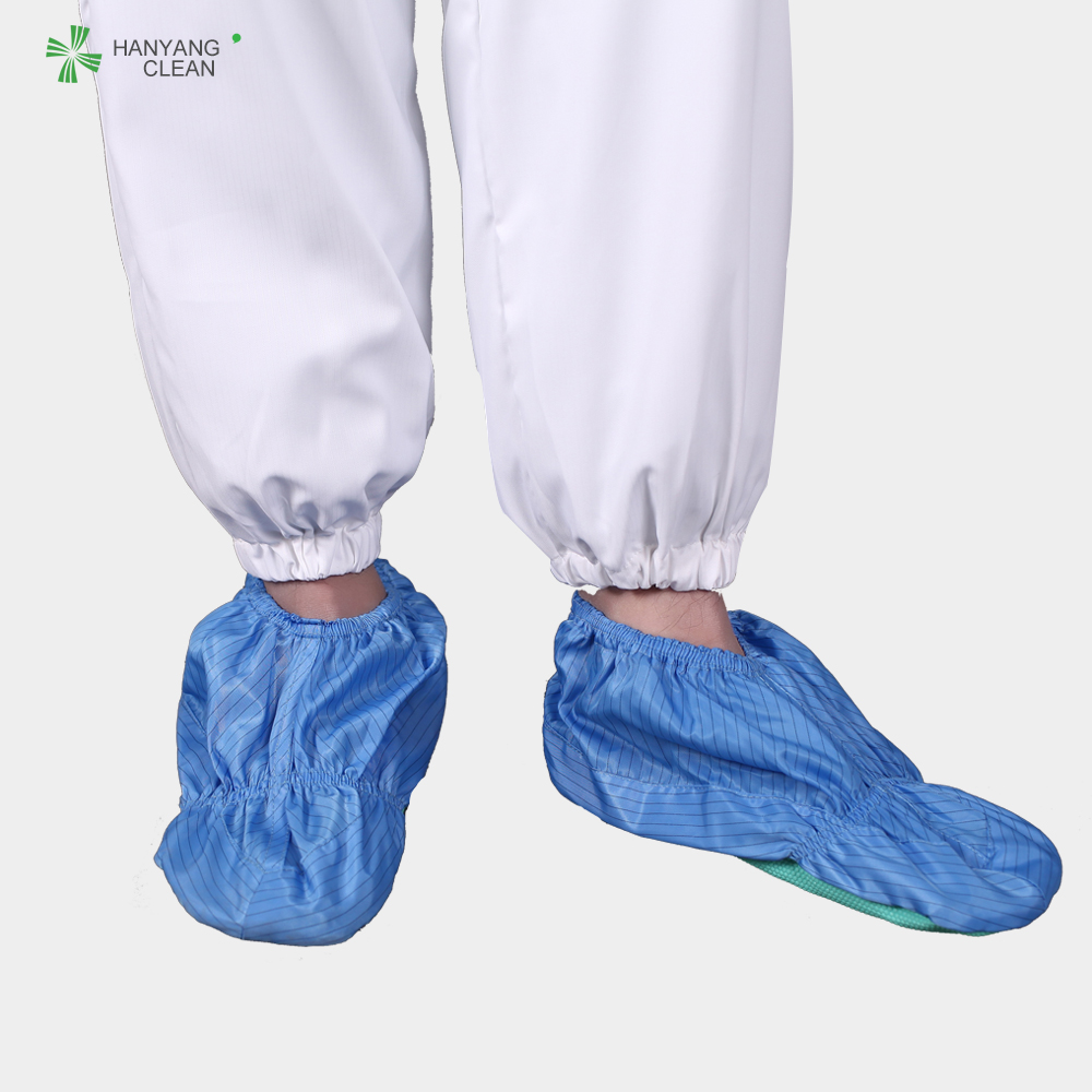 blue autoclavable esd safety shoes cover