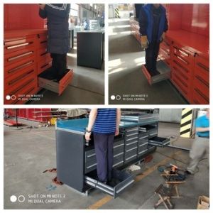 Multi Drawers Optional Cold Rolled Steel Rolling Cabinet Tool Box for Garage