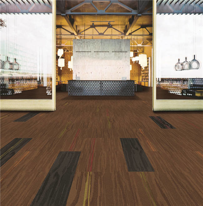 Personalized Pattern PP Carpet Tile 100 Cm X 50 Cm Tile Size HS Code 57033000